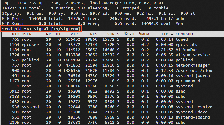 Linux系统ECS实例如何处理系统内存使用率过高问题？(图3)