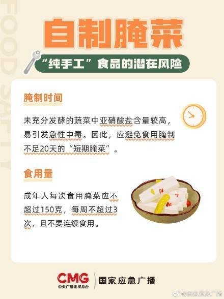 3克即可致死!吃自制腌菜小心亚硝酸盐中毒 (pic1) 3克即可致死!吃自制腌菜小心亚硝酸盐中毒 (pic1)