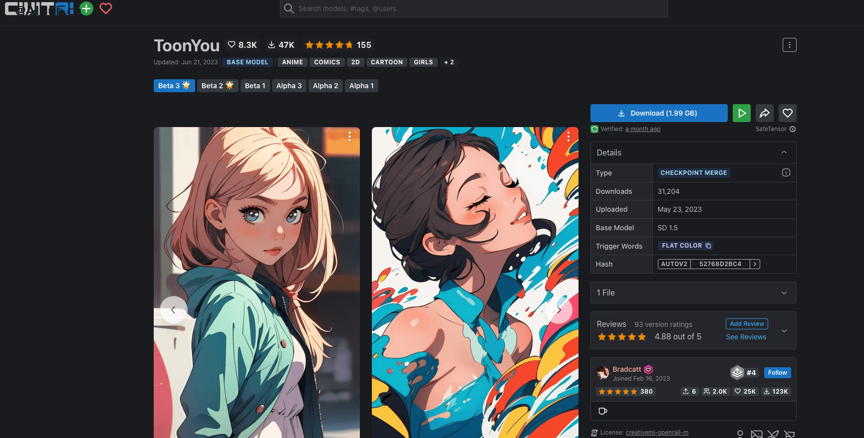 Civitai(C站)-AI绘画模型平台civitai.com(pic2) Civitai(C站)-AI绘画模型平台civitai.com(pic2)